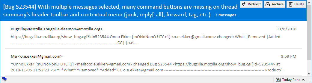Multimessage Conversation View